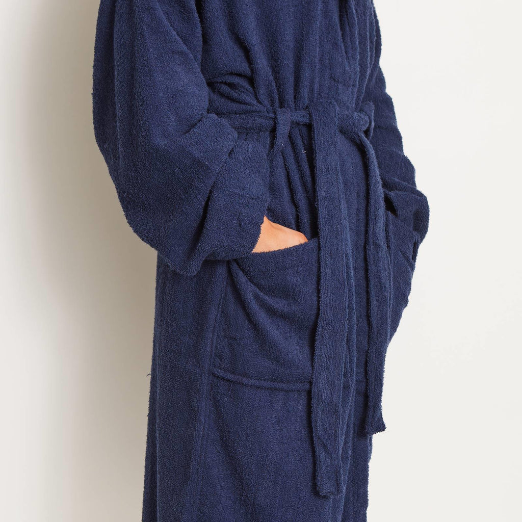 Brentfords Mens 100% Cotton Bath Robe Terry Towel Luxury Dressing Gown Unisex