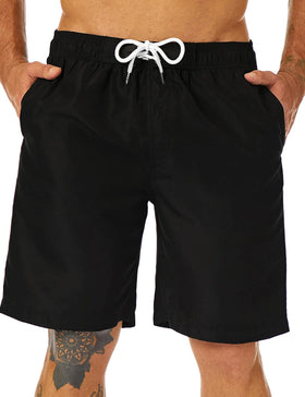 Men's 9-Inseam Quick-Dry Swim Trunks